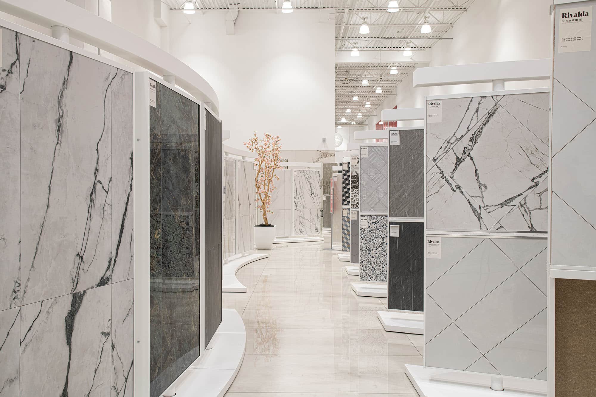 Tile store with a diverse range of styles