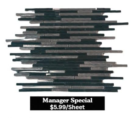CHROME AND BLACK STRIP