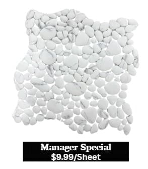 LAG004 PORCELAIN PEBBLE