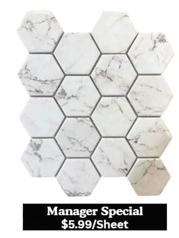 LAG015 3” X 3” HEXAGON