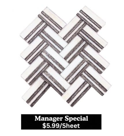 MH22-6048 GLASS HERRINGBONE